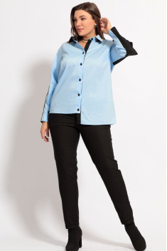 Женская блуза BegiModa 4056 голубой