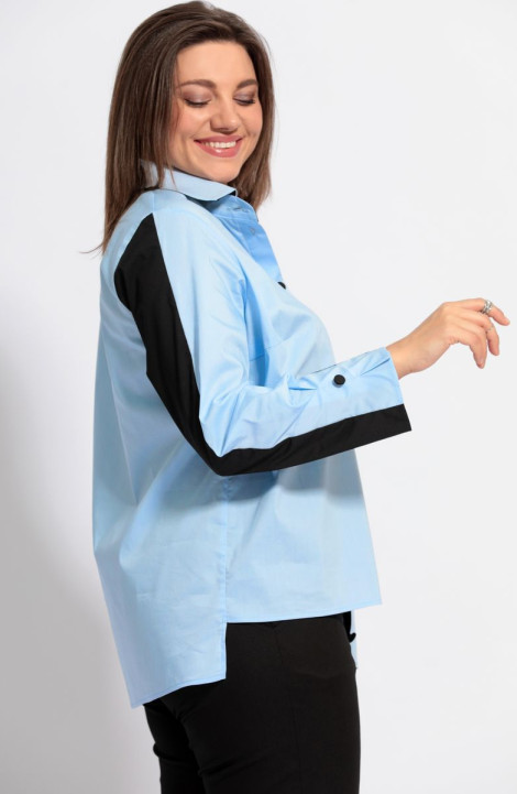 Женская блуза BegiModa 4056 голубой