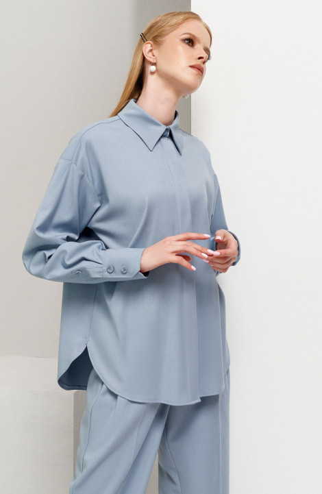 Женская блуза Панда 112340w голубой