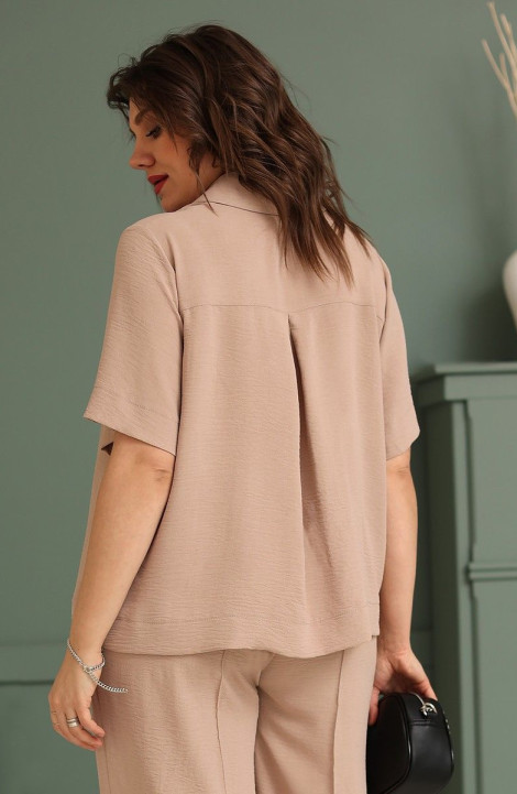 Женская блуза BegiModa 4040 кэмел