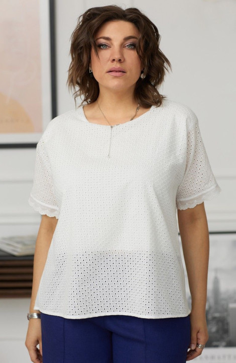 Женская блуза BegiModa 4059 молочный