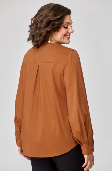 Женская блуза ANASTASIA MAK 1122 коньячный