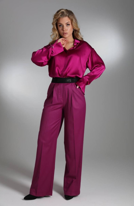 Женская блуза LM БФ1630 фиолетовый