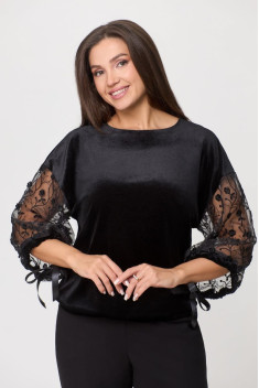 Женская блуза DaLi 5301А чёрный