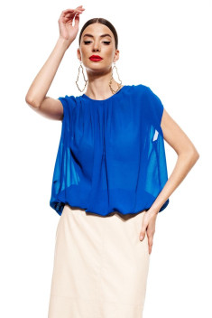 Женская блуза ELLETTO LIFE 3683 синий