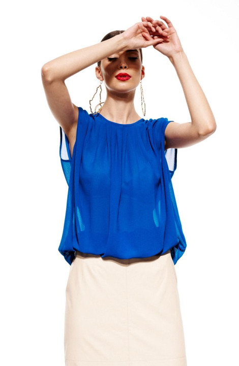 Женская блуза ELLETTO LIFE 3683 синий