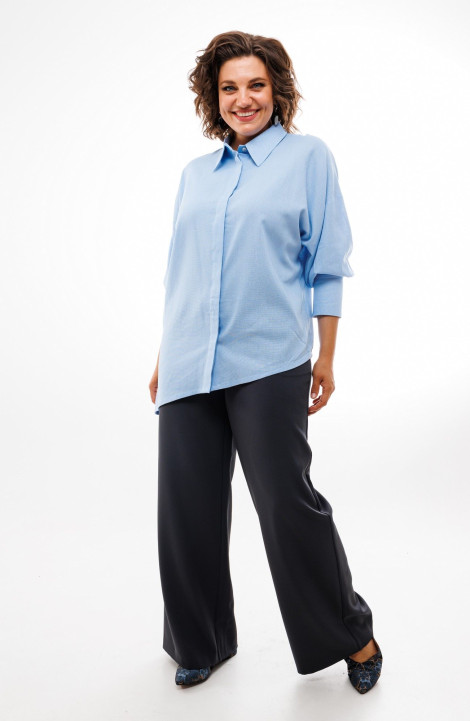 Женская блуза Anelli 1222 голубой