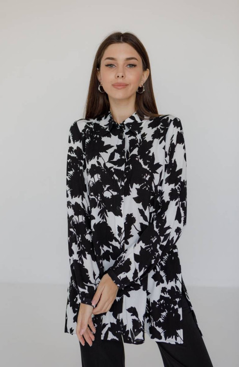 Женская блуза Ivera 5076 белый, черный