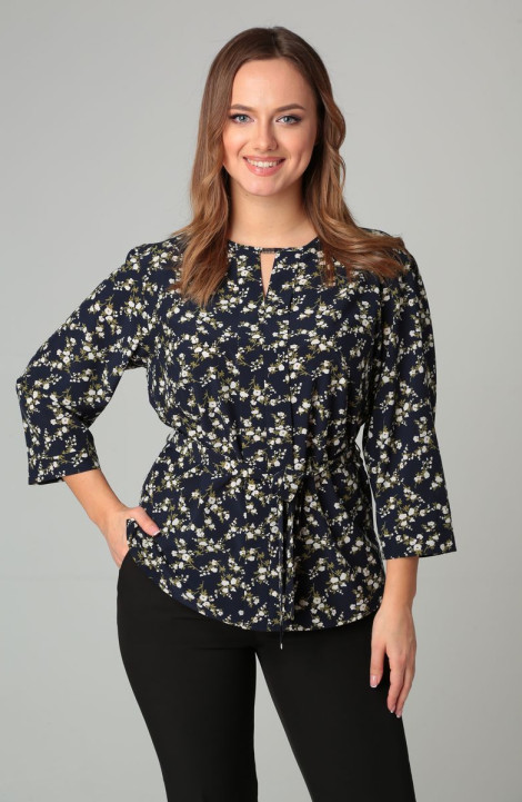 Женская блуза Modema м.709 темно-синий