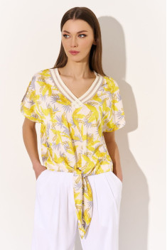 Женская блуза DiLiaFashion 0747 желтый