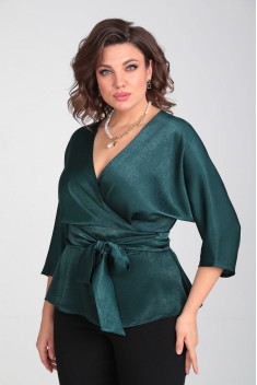 Женская блуза Таир-Гранд 62426 изумруд