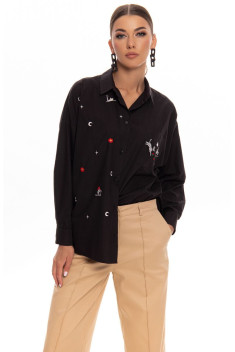 Женская блуза Kaloris 2023 черный