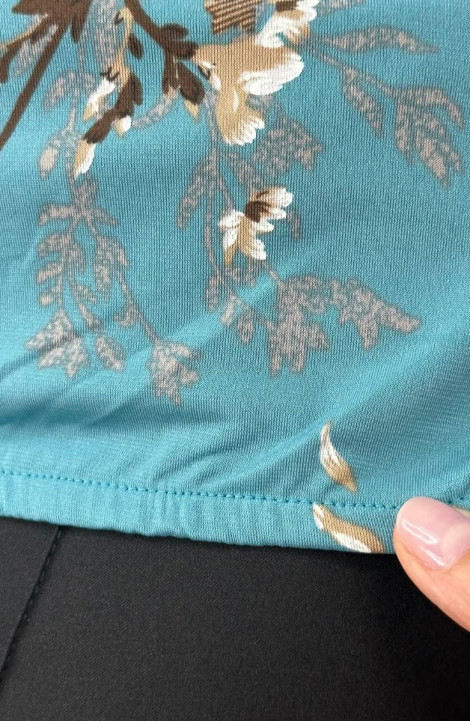 Женская блуза LindaLux 1-378 голубая_сакура