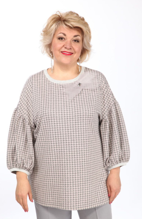Женская блуза Djerza 0100 серый