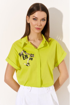 Женская блуза DiLiaFashion 0749 лимонный