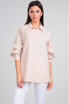 Женская блуза LeNata 11321 бежевый