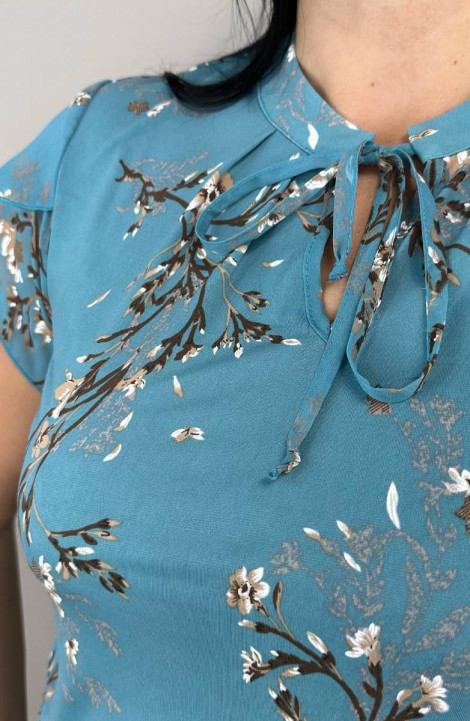 Женская блуза LindaLux 1-378/1 голубая_сакура