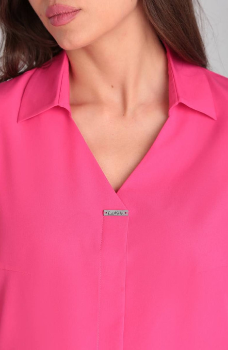 Женская блуза LeNata 11339 фуксия