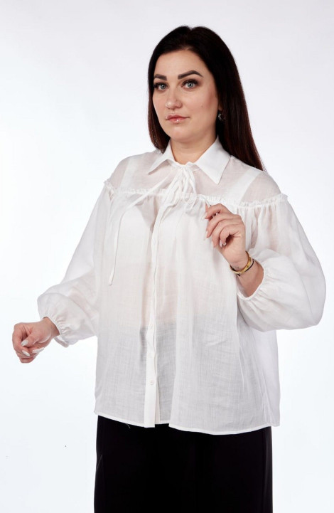 Блуза Nati Brend 0013 белый