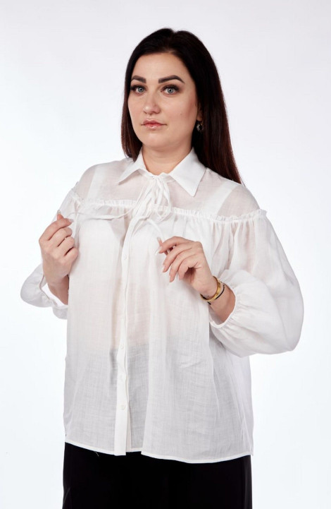Блуза Nati Brend 0013 белый