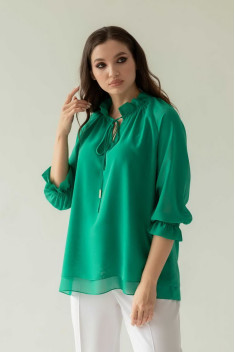 Блуза Mislana 791 зеленый