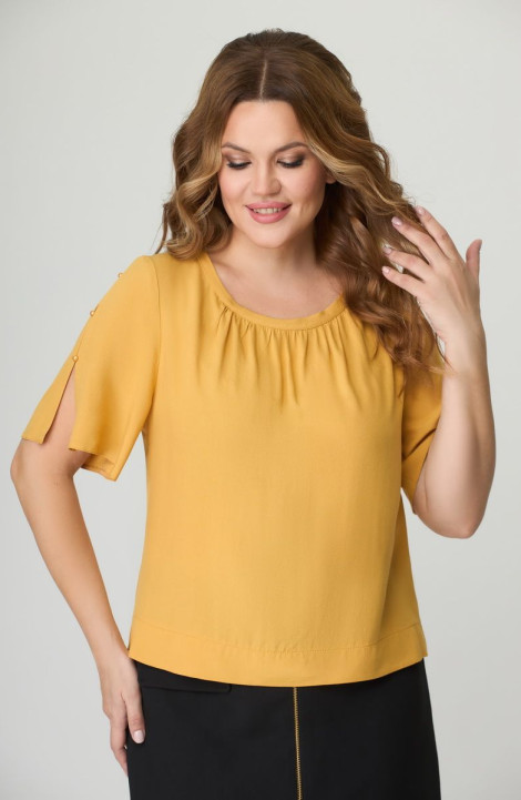 Женская блуза DaLi 3480 горчица