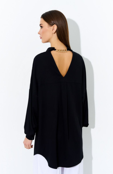 Женская блуза DiLiaFashion 0708 черный