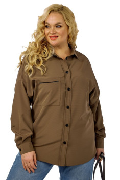 Женская блуза Michel chic 769 коричневый