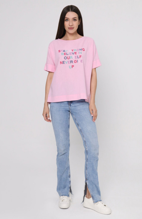 Женская блуза Панда 140540w розовый