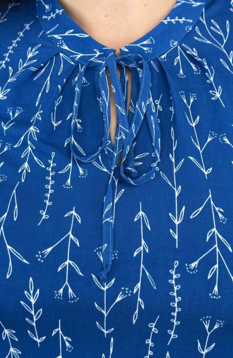 Женская блуза LindaLux 1-378/1 голубая_ветка