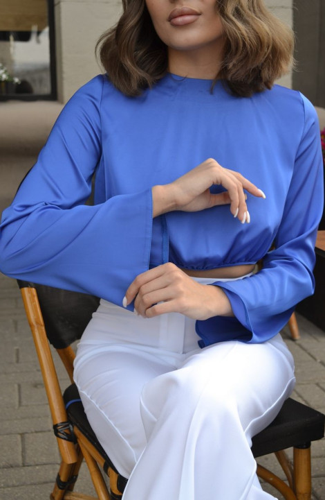 Женская блуза THE.WOMAN 0086 синий
