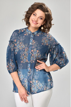 Женская блуза ANASTASIA MAK 1114 синий