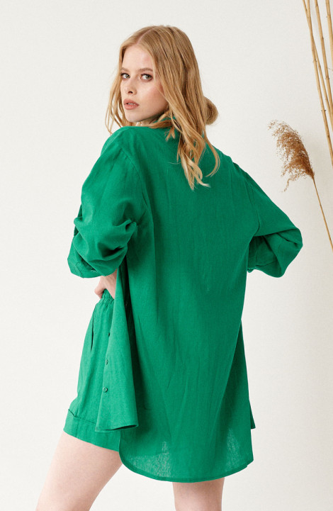 Женская блуза Панда 121440w зеленый