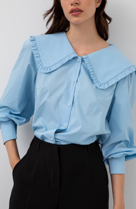 Женская блуза VIZANTI 9127 голубой