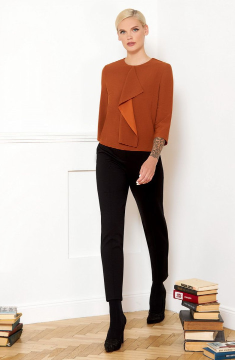 Женская блуза VIZANTI 8035 коричневый