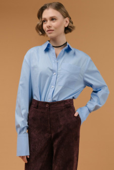 Женская блуза JRSy 2373 голубой
