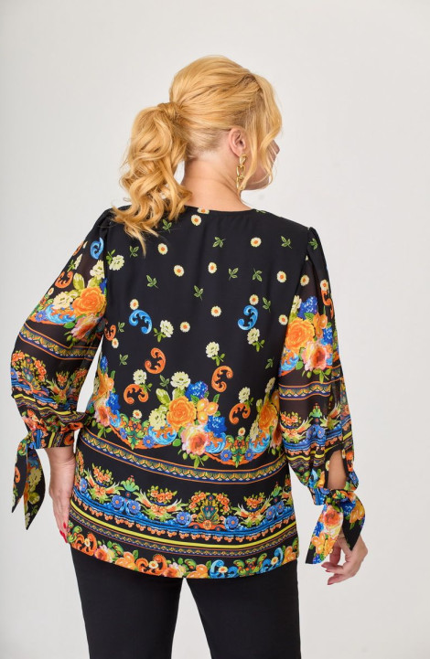 Женская блуза Svetlana-Style 1737 черный+узор
