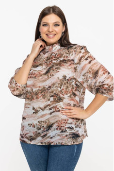 Женская блуза Avila 0822 терракотовый