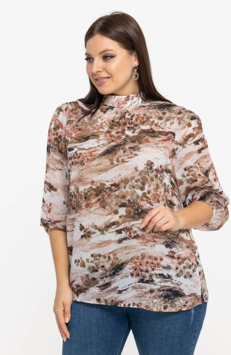 Женская блуза Avila 0822 терракотовый