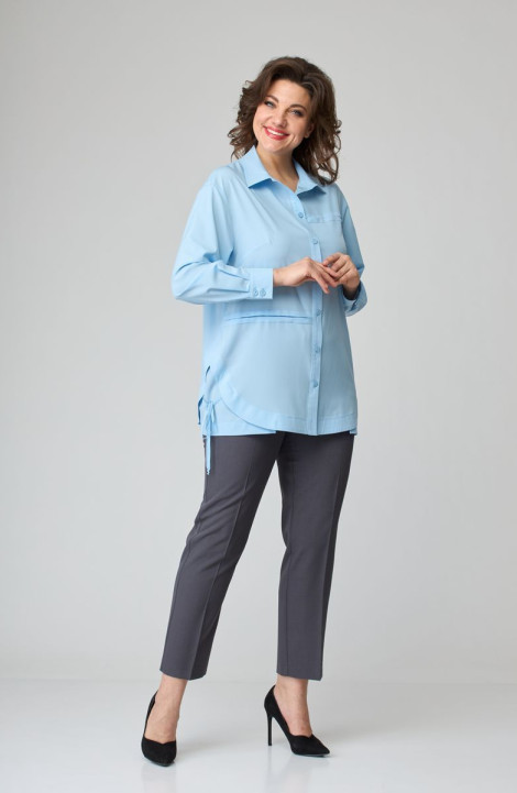 Женская блуза ANASTASIA MAK 920 голубой