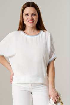 Женская блуза Панда 149640w молочный
