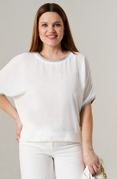 Женская блуза Панда 149640w молочный