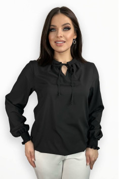 Женская блуза LindaLux 1-113 черный_софт