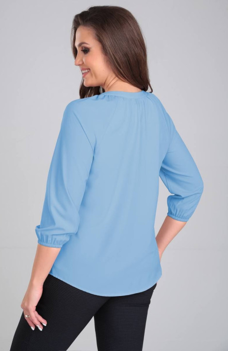 Женская блуза LeNata 12104 голубой