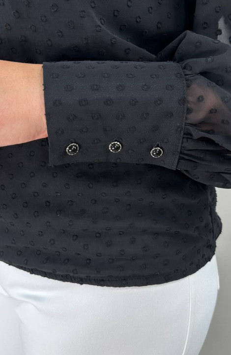 Женская блуза LindaLux 1-317 черный_бубочки
