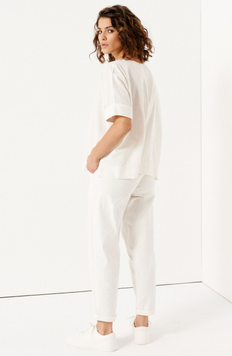 Женская блуза Панда 140540w белый