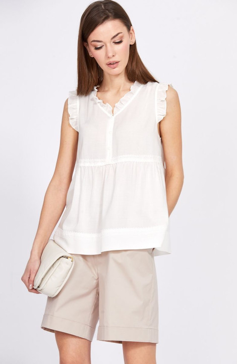 Женская блуза EOLA 2415.1 молочный