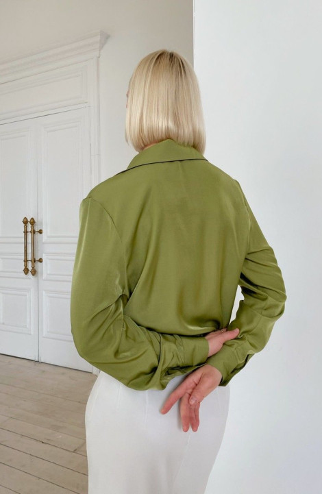 Женская блуза HELEN BIRCH by Malko Bl024 оливковый