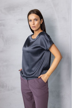 Женская блуза Friends 1-015gray графитовый