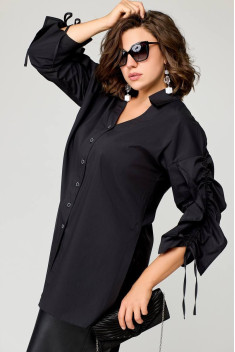 Женская блуза EVA GRANT 7136-1 черный